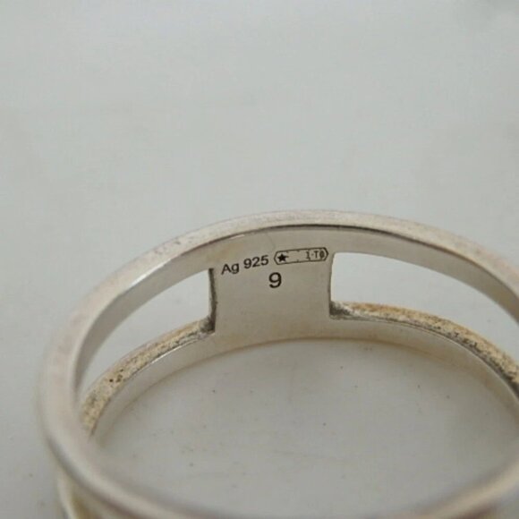 Authentic GUCCI Interlocking G ring 925 [Used] - Picture 7 of 8